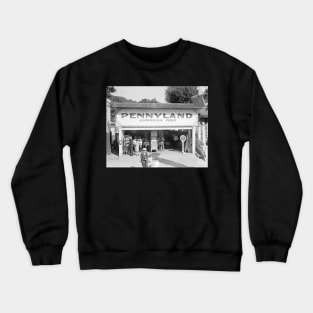 Pennyland Arcade, 1928. Vintage Photo Crewneck Sweatshirt